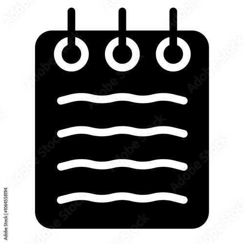 Full note Solid Icon