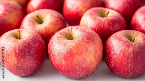 Fresh Red Apples with Slight Imperfections on Display