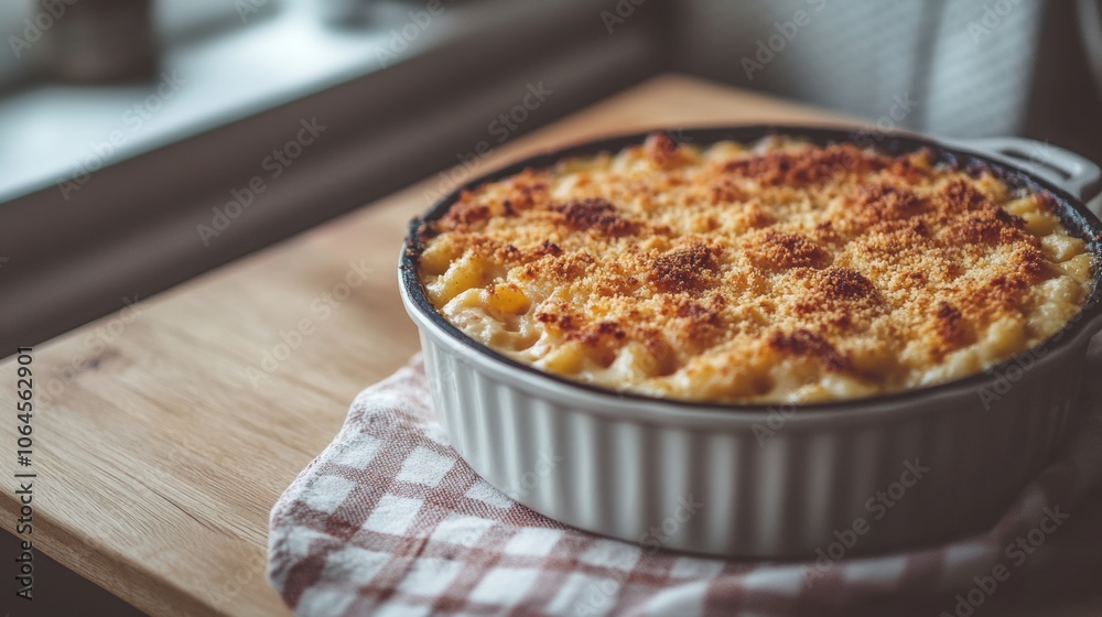 Delicious Homemade Mac and Cheese with Crispy Breadcrumbs