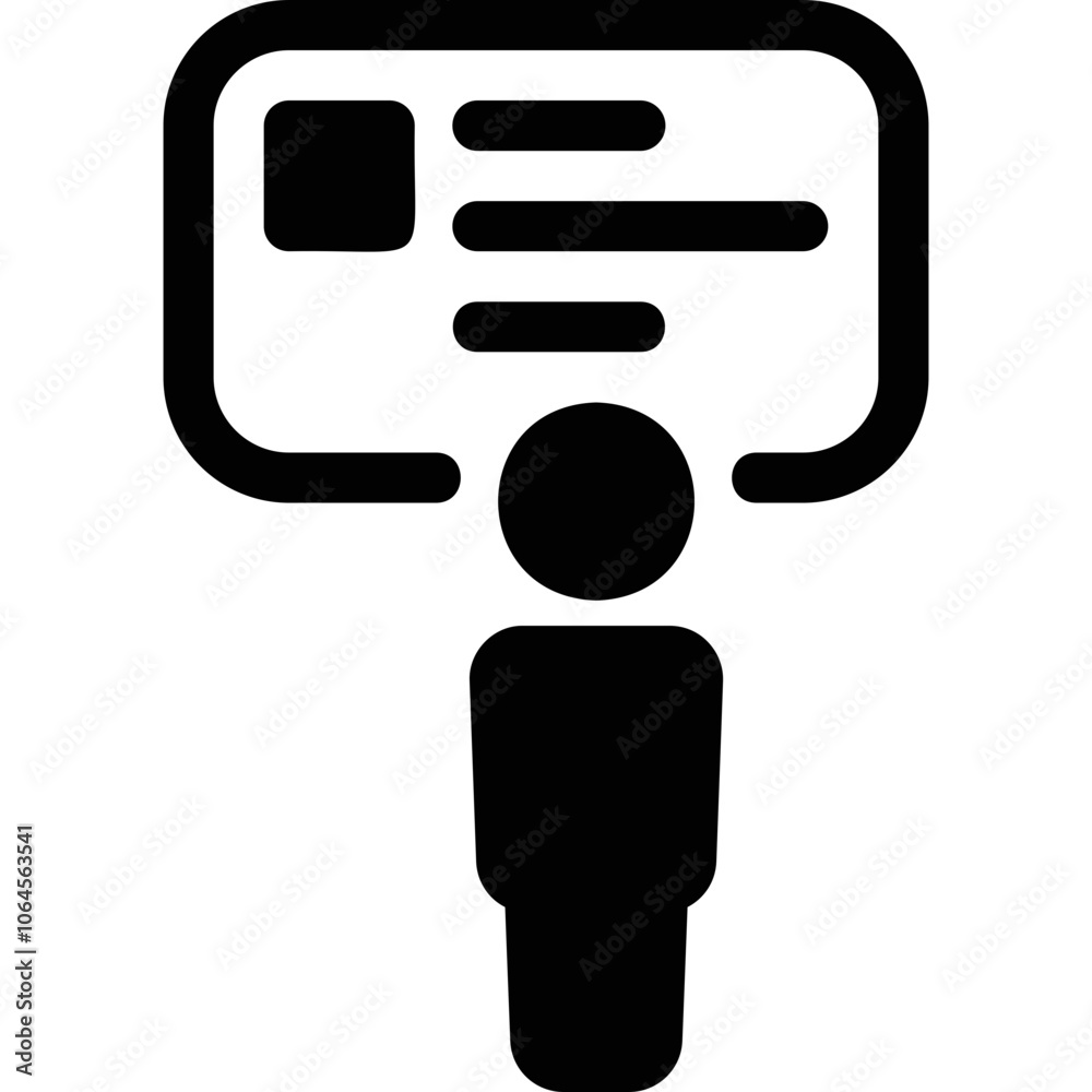 Simple vector icon on a theme presentation Simple vector icon on a theme presentation