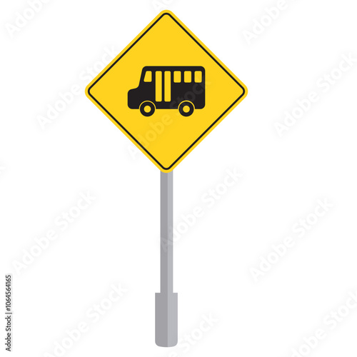 Public Transport Stop Sign