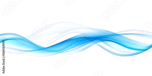 Abstract Blue Wave