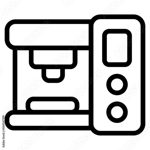 Coffee machine Line Icon