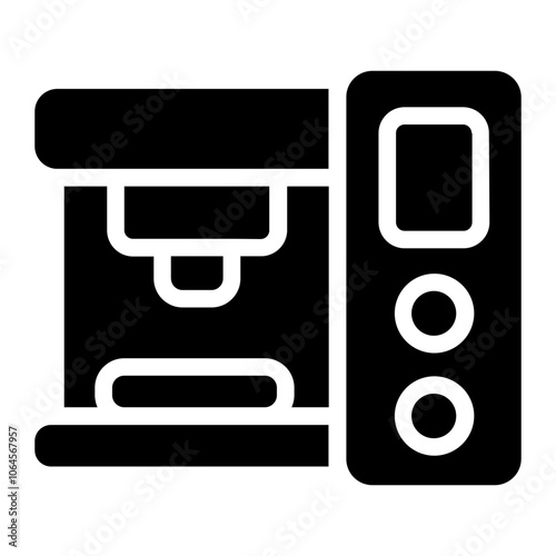 Coffee machine Solid Icon