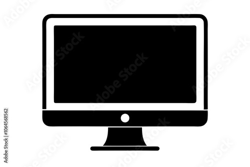 Monitor | isolated vector illustration on white background