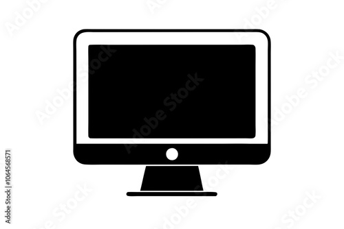 Monitor | isolated vector illustration on white background