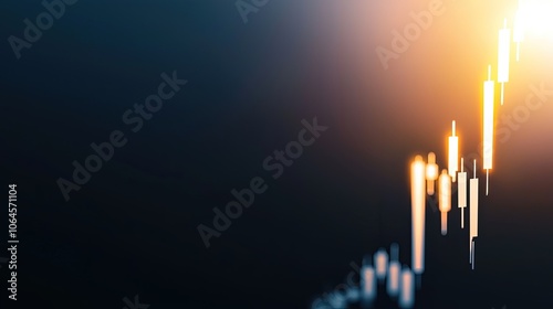 Dynamic Financial Chart Illustrating Market Trends and Price Movements