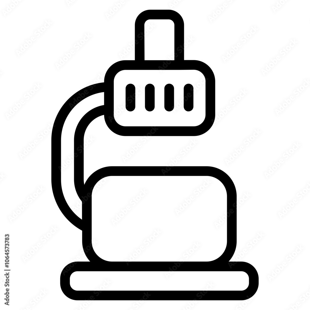 Fototapeta premium Water tank Line Icon