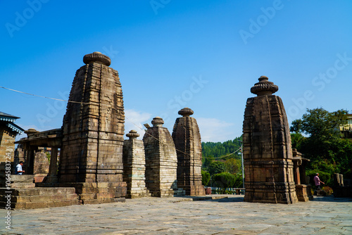 Baijnath village of Uttarakhand, is a remarkable testament to ancient architecture and religious significance. Dedicated to Lord Shiva, the temple dates back to the 12th century. photo