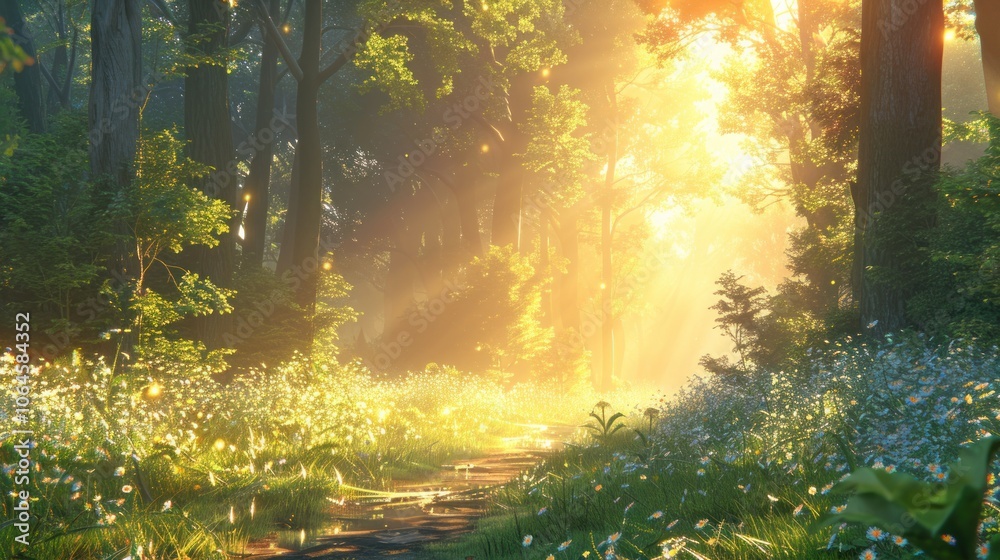 Fototapeta premium Enchanted Forest Path