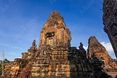 Historic Pre Rup temple in Angkor wat hindu temple complex.