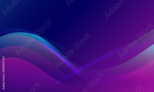 Abstract Purple and Blue Gradient Background