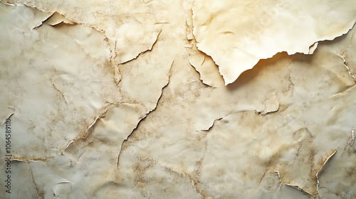 Natural paper texture with torn surface