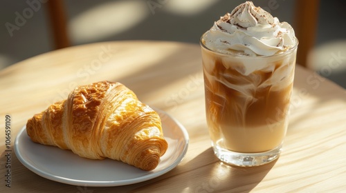 The Coffee and Croissant Delight
