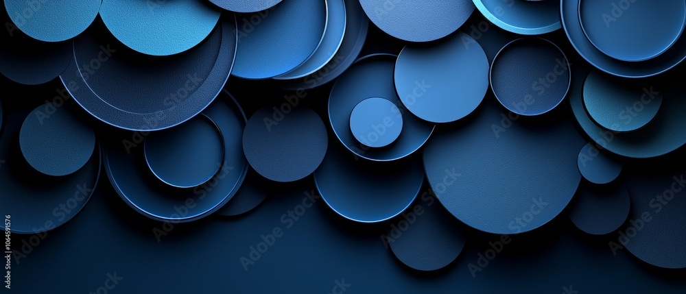 A collection of overlapping blue circles creating a modern, abstract background. A collection of overlapping blue circles creating a modern, abstract background.