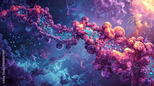 graphic showcasing a detailed, labeled illustration of the cyclooxygenase enzyme, highlighting its structure and function in a scientific framework. photo