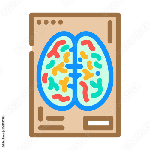 pet scan cancer treatment color icon vector. pet scan cancer treatment sign. isolated symbol illustration
