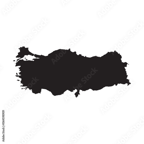 Türkiye Map Illustration Icon