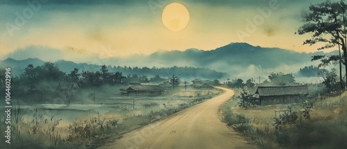 Tranquil Morning Landscape