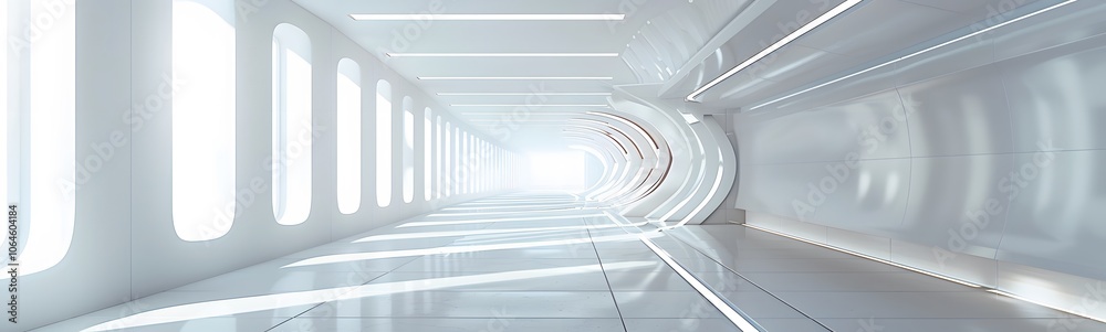 White background 3D room light abstract space technology tunnel stage floor. Empty white future 3D neon background studio futuristic corridor render modern interior silver road black wall design gray. White background 3D room light abstract space technology tunnel stage floor. Empty white future 3D neon background studio futuristic corridor render modern interior silver road black wall design gray.