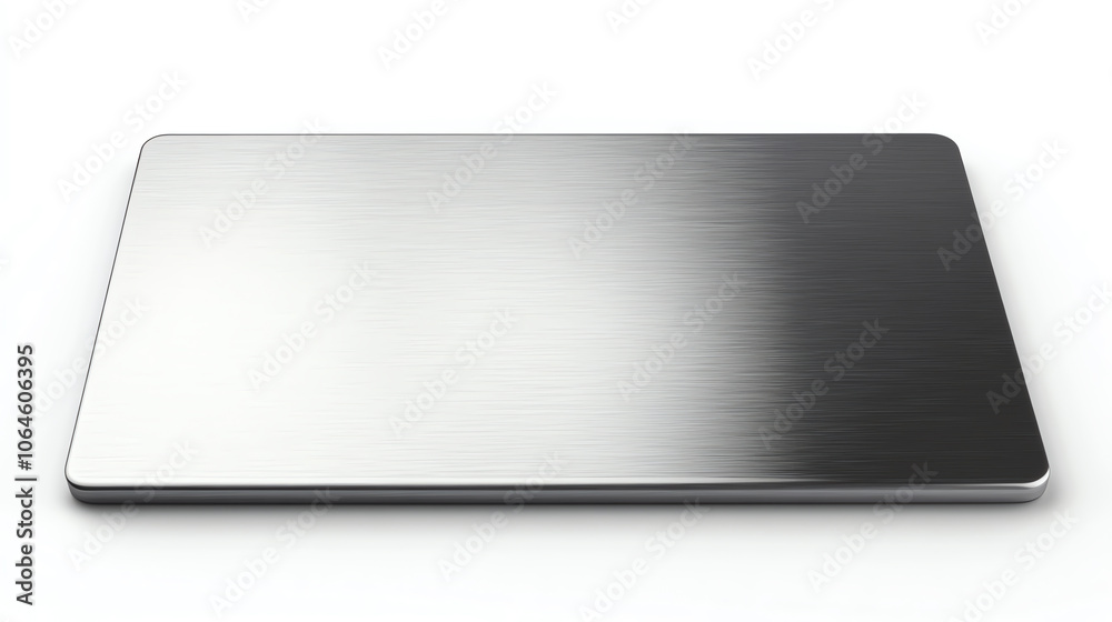 Brushed steel surface with light reflection Brushed steel surface with light reflection