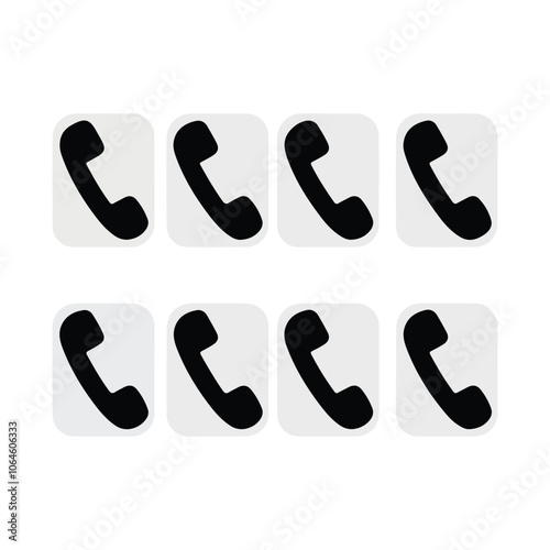 Call icon,Phone icon, Telephone and Mobile Phone symbol pack