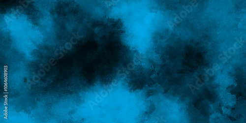 blue grunge watercolor patterned background with clouds, navy blue scratched grunge watercolor paper background, Beautiful stylist modern blue texture background with smoke.