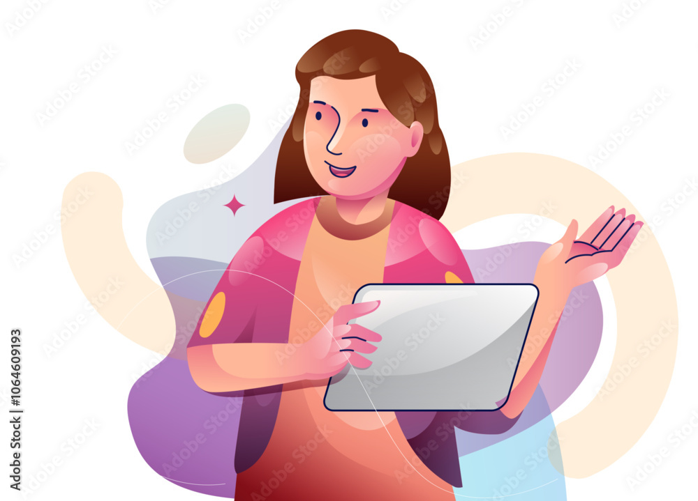 Digital marketing concept illustrations. Modern flat design illustration of Data Analysis.