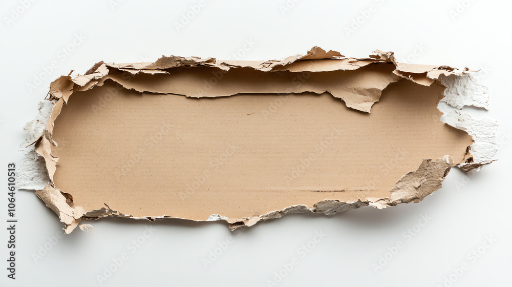 Ripped paper texture with natural aging Ripped paper texture with natural aging