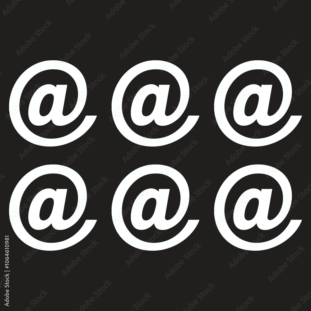 Mail envelope icon in flat style Mail envelope icon in flat style