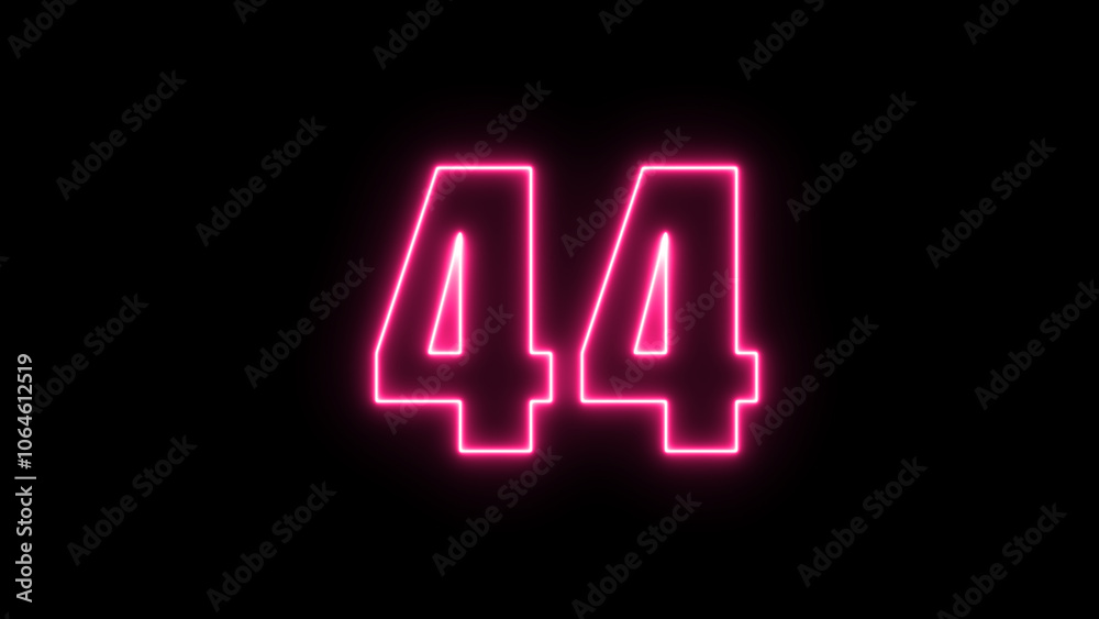 Neon number with alpha channel, the best digital symbol, 3d render, Education concept.Glowing Alphabet Letter of neon number Neon number with alpha channel, the best digital symbol, 3d render, Education concept.Glowing Alphabet Letter of neon number