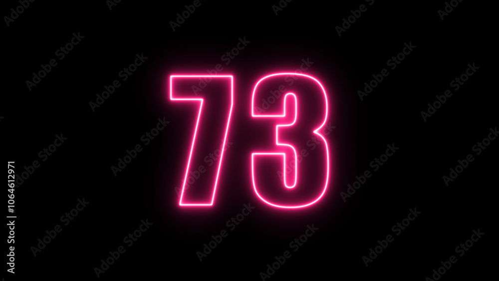 Neon number with alpha channel, the best digital symbol, 3d render, Education concept.Glowing Alphabet Letter of neon number Neon number with alpha channel, the best digital symbol, 3d render, Education concept.Glowing Alphabet Letter of neon number