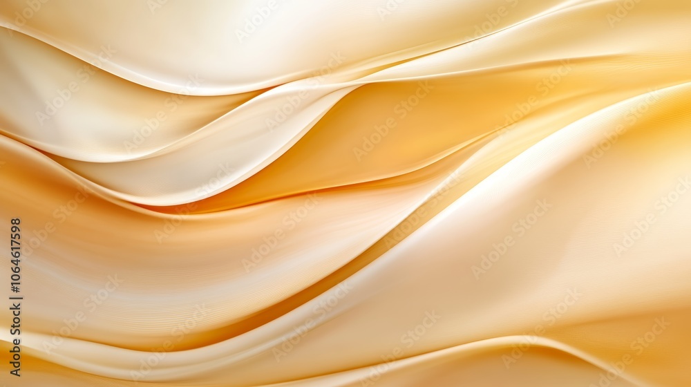 Fototapeta premium Smooth, seamless surface with a polished, reflective finish ideal for modern design