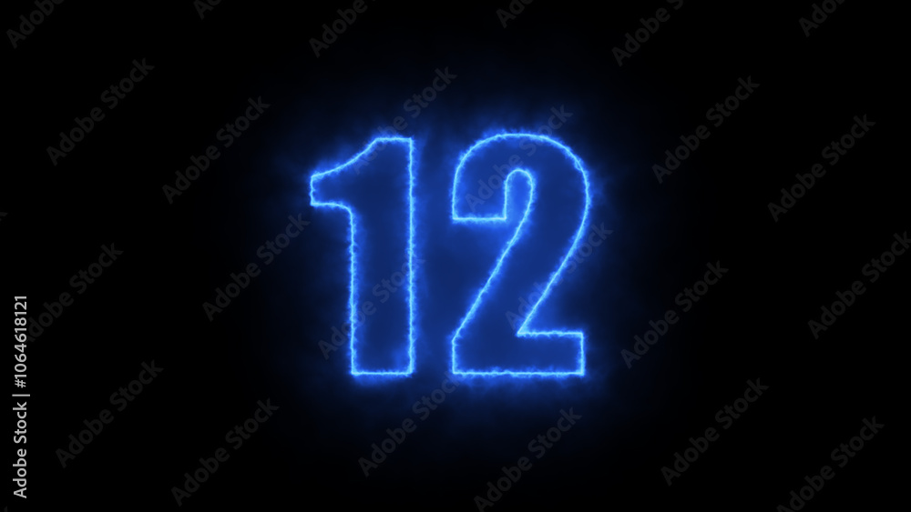 Abstract neon countdown timer number illustration. neon numbers 1 to 100, light banner, neon signboard, nightly bright advertising, light Abstract neon countdown timer number illustration. neon numbers 1 to 100, light banner, neon signboard, nightly bright advertising, light