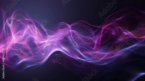 Purple Lines on Dark Abstract Background