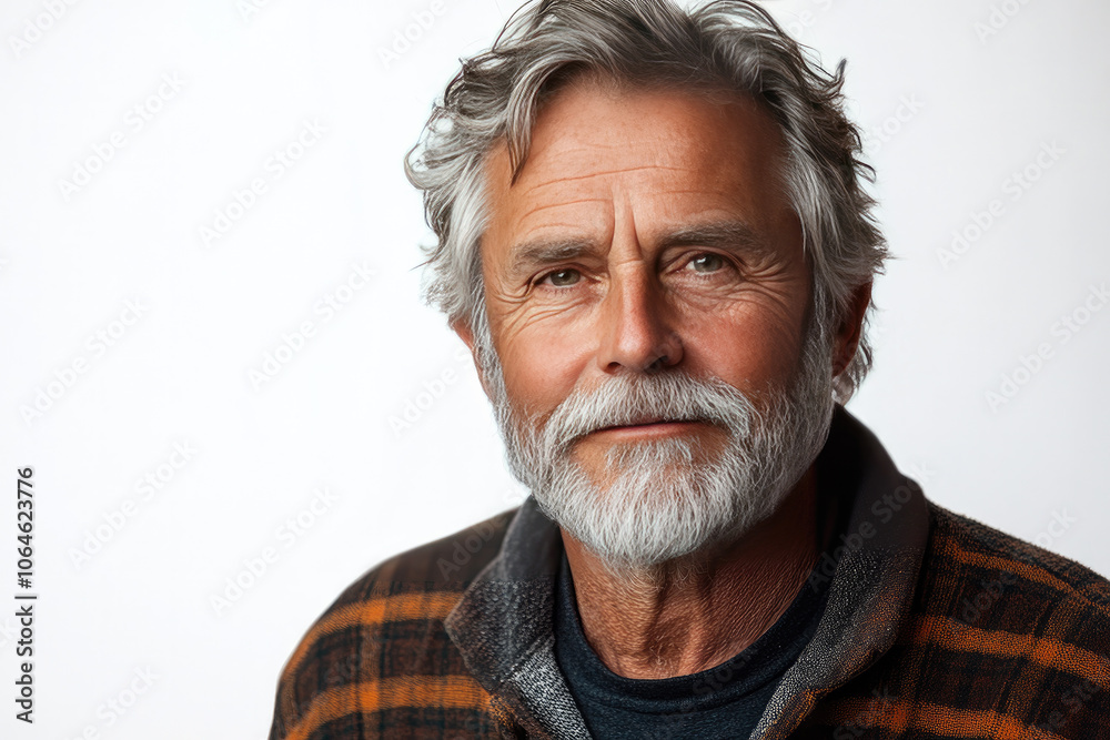 Wise and Happy A Portrait of a Content Old Man Wise and Happy A Portrait of a Content Old Man