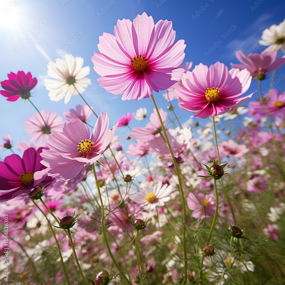 cosmos flowers, 