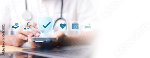 Health insurance concept. healthcare medical. health and access to welfare health concept.