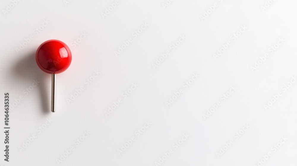 plain yellow paper note with a red pin, top view with shadow effect, isolated on white background plain yellow paper note with a red pin, top view with shadow effect, isolated on white background