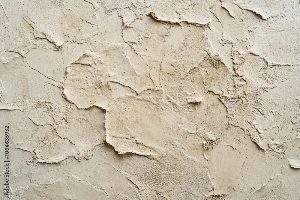 Textured wall featuring abstract plaster details in neutral tones Textured wall featuring abstract plaster details in neutral tones