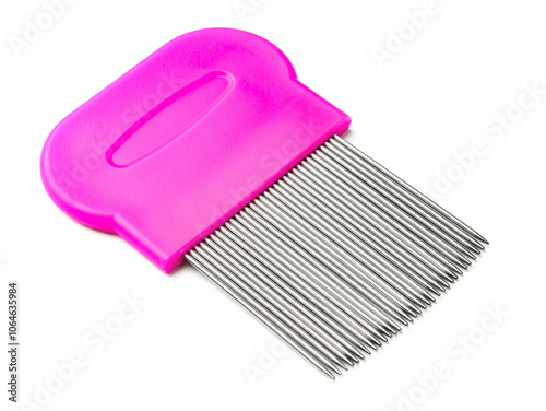 Lice comb with multiple fine teeth for effective lice removal and scalp care