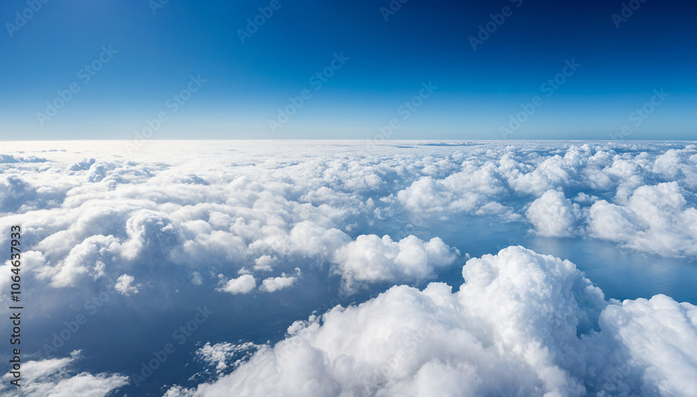 Naklejka premium above the clouds