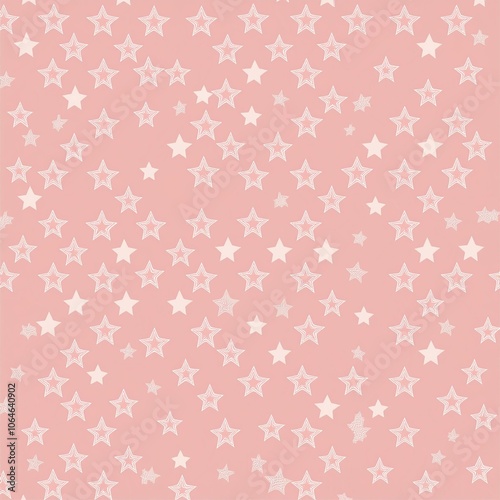 다양한 별 패턴의 배경 일러스트
(Background illustration with various star patterns)