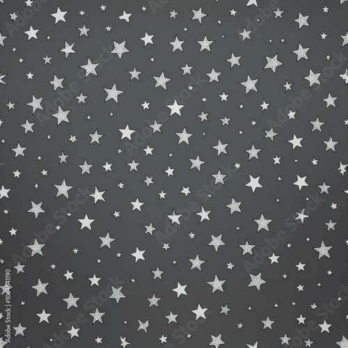 다양한 별 패턴의 배경 일러스트
(Background illustration with various star patterns)