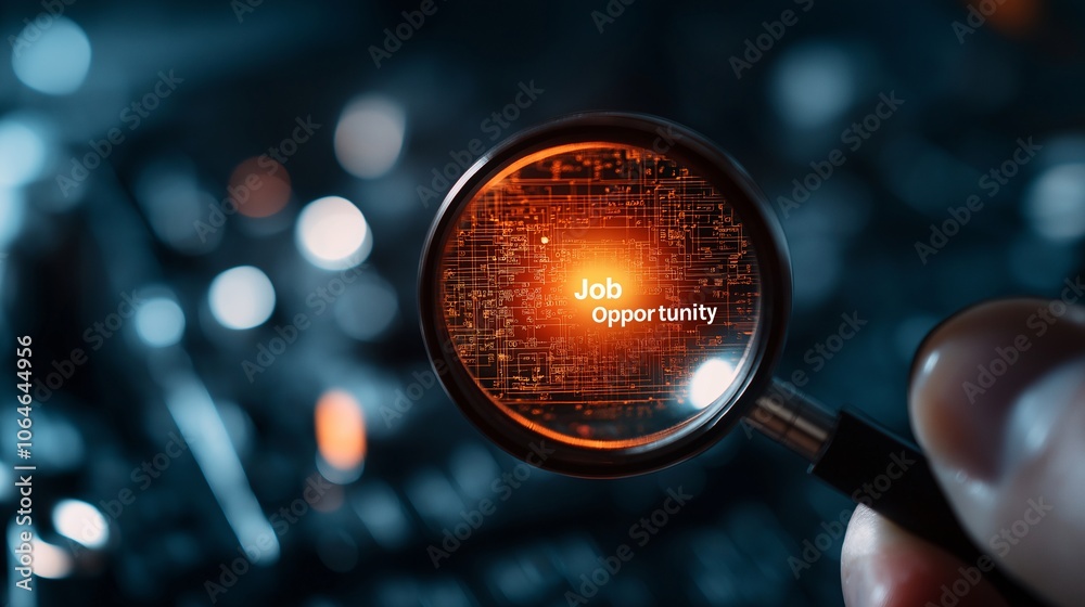Business Vision Through Magnifying Glass Business Vision Through Magnifying Glass