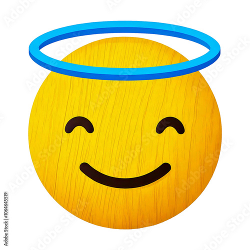angel emoji, wood pattern emoji