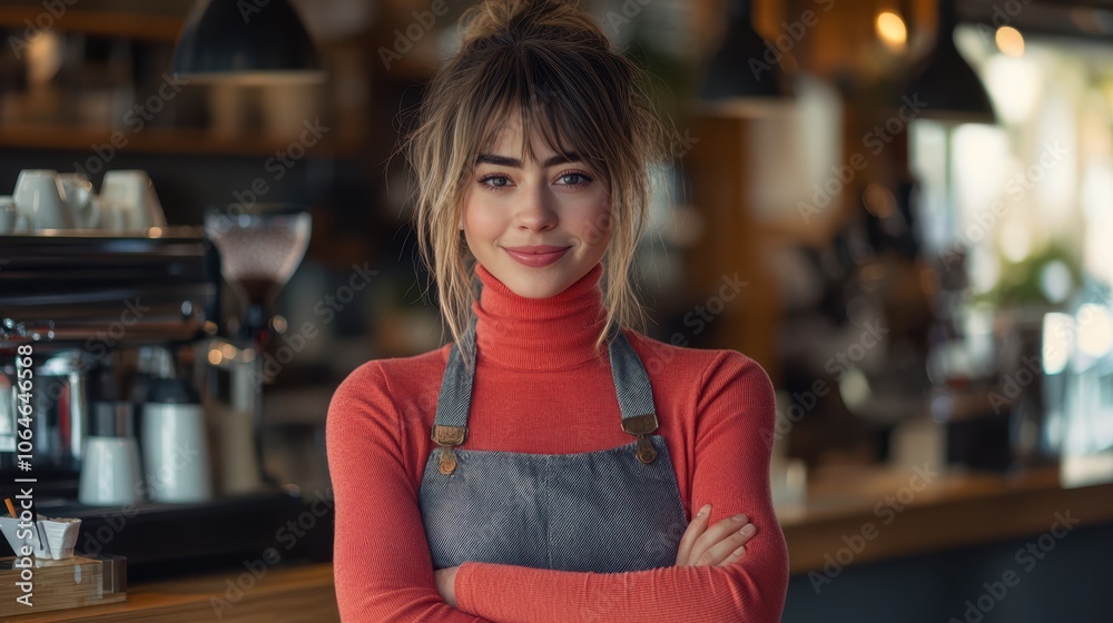 The Barista in Coffee Shop The Barista in Coffee Shop