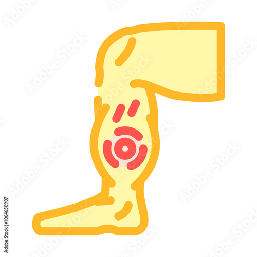 strains household injury accident color icon vector. strains household injury accident sign. isolated symbol illustration