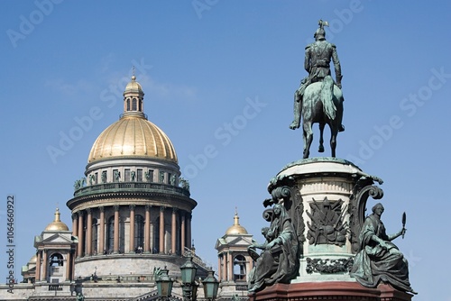 Obraz na plátně Moscow skyline the historical landmark of the tower is a museum value UNESCO Her