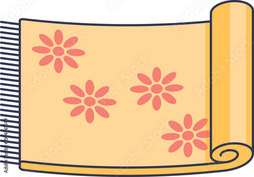 A floral-patterned blanket symbolizes warmth and comfort, embodying support and care.